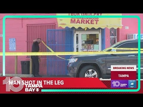 Police investigate after man shot in leg in Ybor City