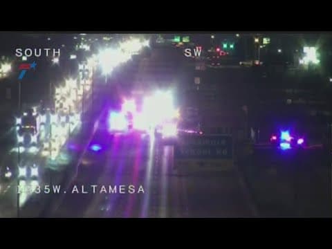 A crash on Interstate 35W shuts down the highway for several hours