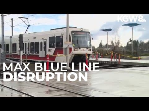 TriMet Blue Line disruption starts Sunday