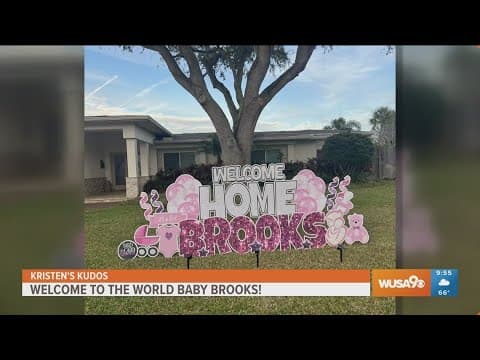 Kristen gives KUDOS to the newest member of the Berset family