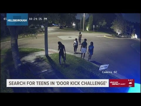 Hillsborough deputies looking for juveniles who kicked door, fired airsoft gun as prank