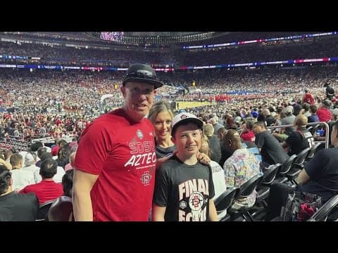 Aztec super fans travel to Houston for NCAA Championship