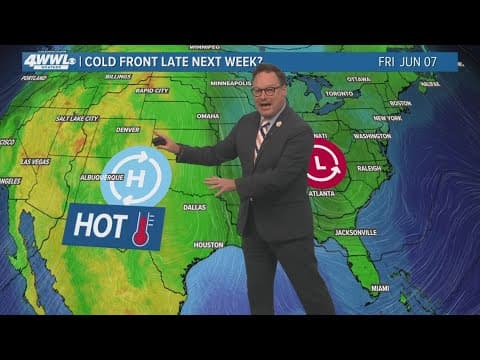 New Orleans Weather: Wetter weather through weekend, late week cold front!?
