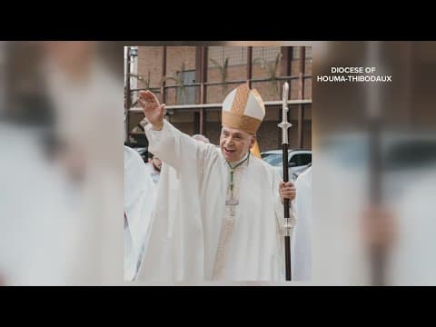 Bishop of Houma-Thibodaux Diocese laid to rest today