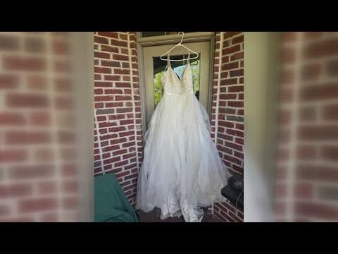 Neighbors find lost wedding dress after Kentucky tornado