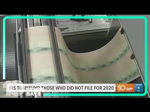 IRS to refund people who didn't file for 2020