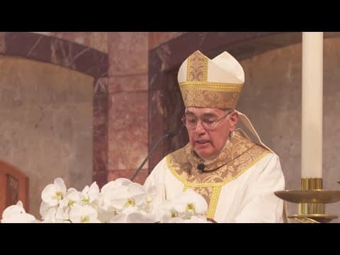 Co-Cathedral of the Sacred Heart in Houston holds Mass for Pope Leo XIV