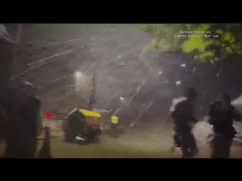 Saturday storms take fairgoers by surprise