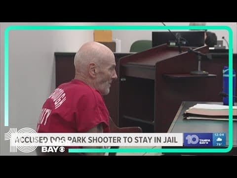 Accused dog park shooter will remain in jail