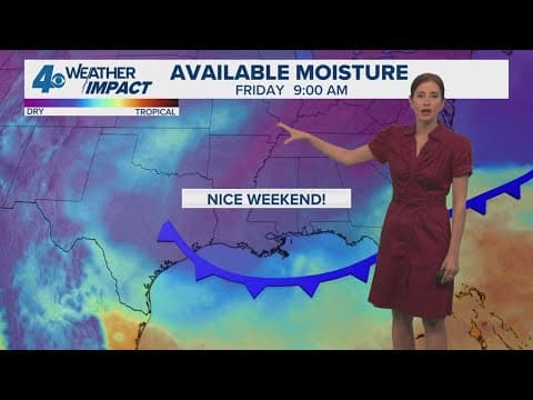 New Orleans Weather: Summery mugginess midweek ahead of a nice cool front