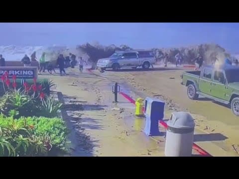 High surf hitting San Diego through the weekend