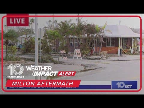 Milton Aftermath: Here's a look at Pinellas County (9AM, Friday)