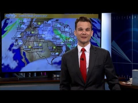 Christmas Morning Forecast: Dry weather returns, eventually colder