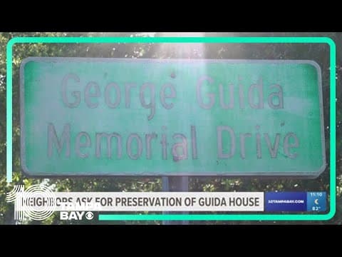 Neighbors ask for preservation of Guida House