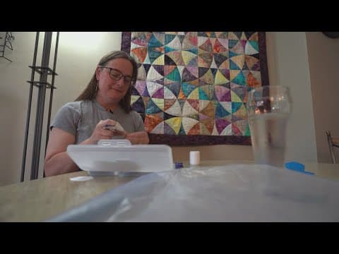 Quilters worked to finish the last sewing project left behind by lost loved ones