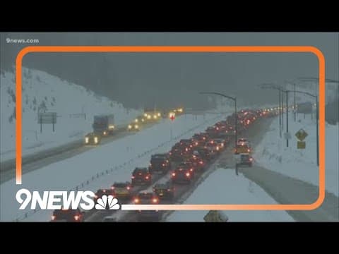 WATCH LIVE: Snow creates slick morning commute in Denver metro area