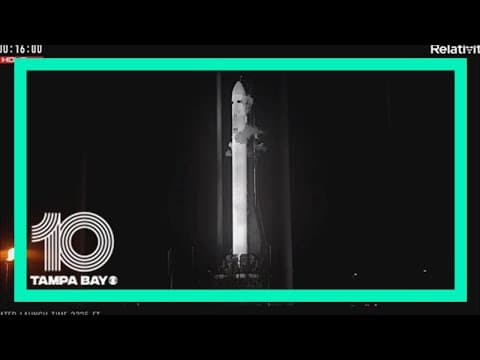 Relativity Space makes third attempt to launch 3D-printed, methane fueled Terran 1 rocket