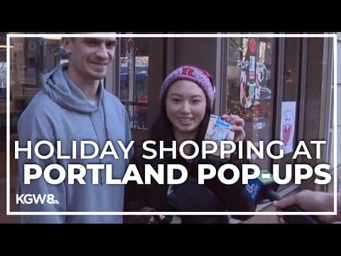 Downtown Portland holiday pop-ups offer unique gift giving