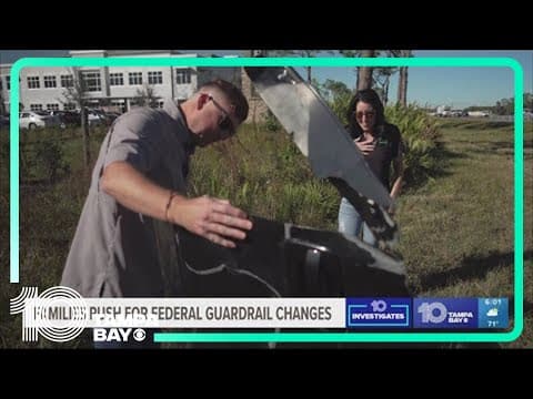 Parents push to improve guardrail safety across US after losing children in crashes