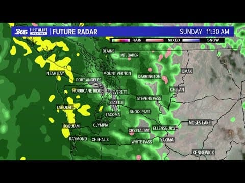 Unseasonably strong rain system hits western Washington this weekend | Extended forecast
