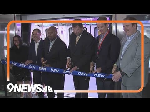 Denver International Airport debuts new train cars
