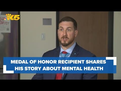 'Not going to get over it by yourself': Medal of Honor recipient speaks out about mental health