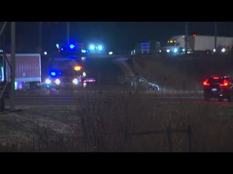 Delaware County sheriff's deputy seriously injured after being struck by jackknifed semi on I-71