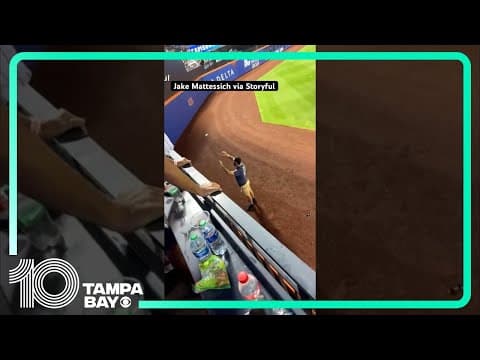 Fan reportedly falls onto outfield during Mets game