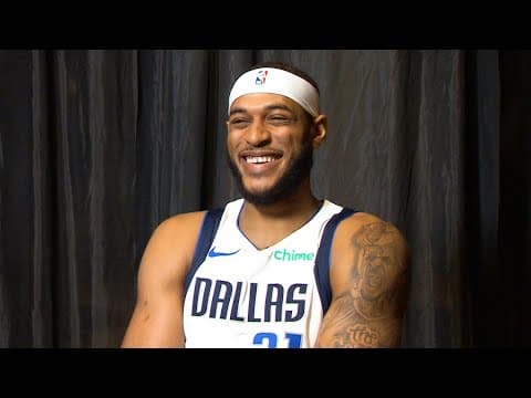 Daniel Gafford 1-on-1 interview | 2024-25 Dallas Mavericks Media Day