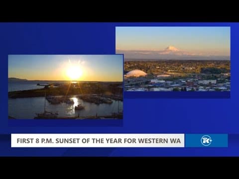 LIVE: First 8 p.m. sunset of the year over western WA