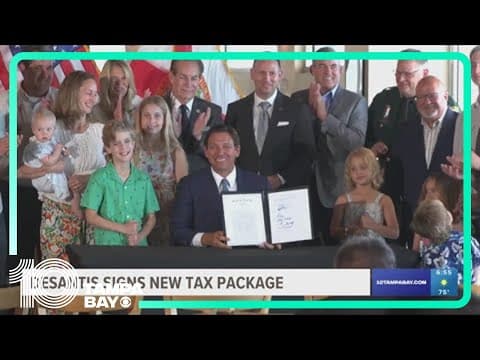 Tax package has a series of sales-tax holidays
