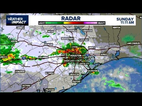 LIVE: Check Houston-area radar as downpours move through, plus latest forecast