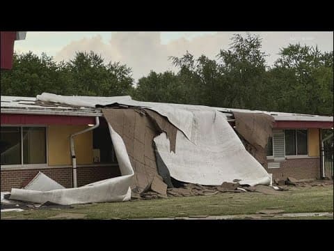 Kokomo elementary school damaged in storm