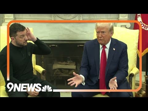 Trump at Zelenskyy meeting: 'I'm not aligned with Putin'