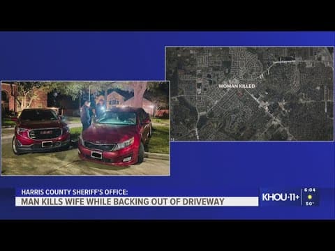 Man crashes into, kills wife while backing out of driveway intoxicated, HCSO says