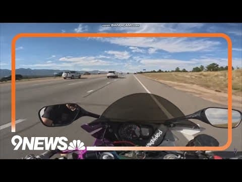 Surveillance video, cellphone data used to ID YouTuber motorcyclist who traveled 170+ mph on I-25