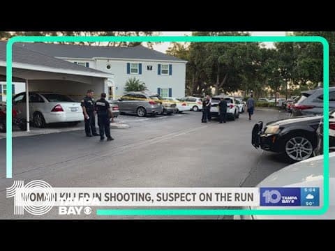 Suspect from St. Pete apartment shooting on the run