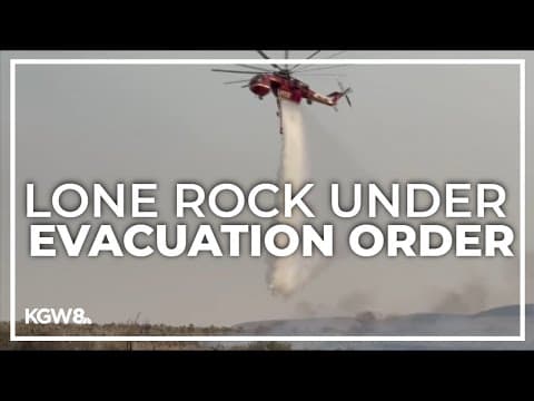 Portland firefighters helping fight the Lone Rock fire in eastern Oregon