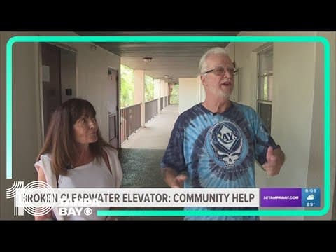 Residents at Clearwater condo plea for help after living with broken elevator for more than month