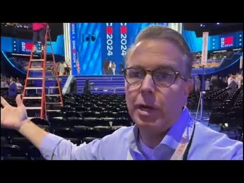 WFAA's Jason Whitely reports as preparations are made for the 2024 Democratic National Convention