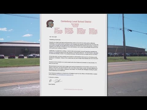 Centerburg Schools superintendent apologizes for lack of communication from district on 3 incidents