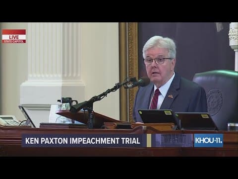 Why didn't Laura Olson, Ken Paxton's alleged mistress, testify Wednesday morning?