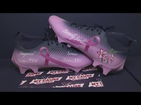 NFL players wear special cleats to support causes