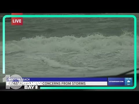 Coastal flooding concerns from storms in Madeira Beach