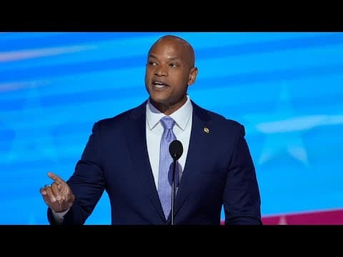 Maryland Gov. Wes Moore addresses DNC