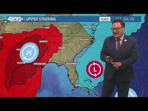 New Orleans Weather: Decreasing rain chances late week plus a tropical update