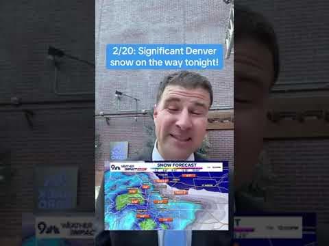 Snowstorm poised to disrupt Denver's commute: Here's what we're tracking