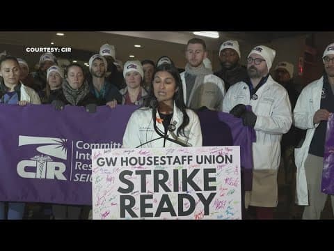 Nearly 500 GWU doctors plan strike over low wages, burnout, stalled contract talks