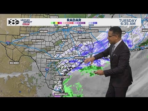 DFW Weather: Rare, significant snow falls in Houston area