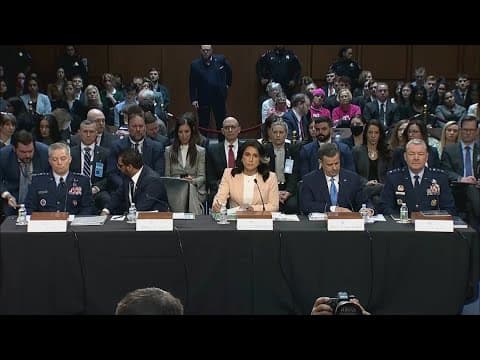 Director of National Intelligence Tulsi Gabbard faces grilling over Yemen group chat